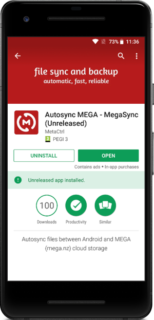 download added to megasync